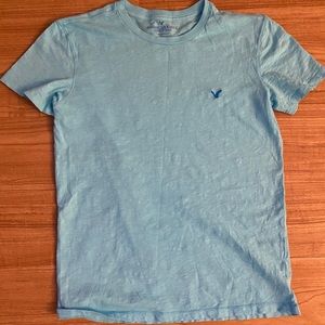 Light blue American eagle shirt